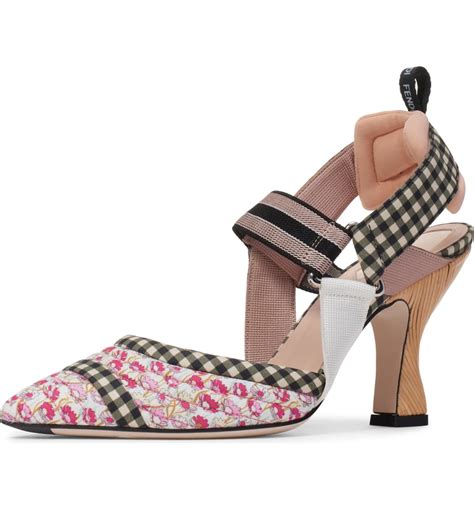 fendi slingback heels|fendi slingback shoes.